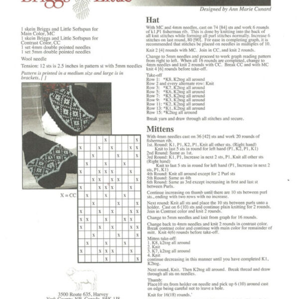 Making Tracks / Hat & Mitten Set