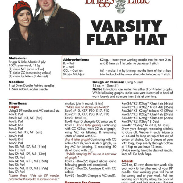 Varsity Flap Hat