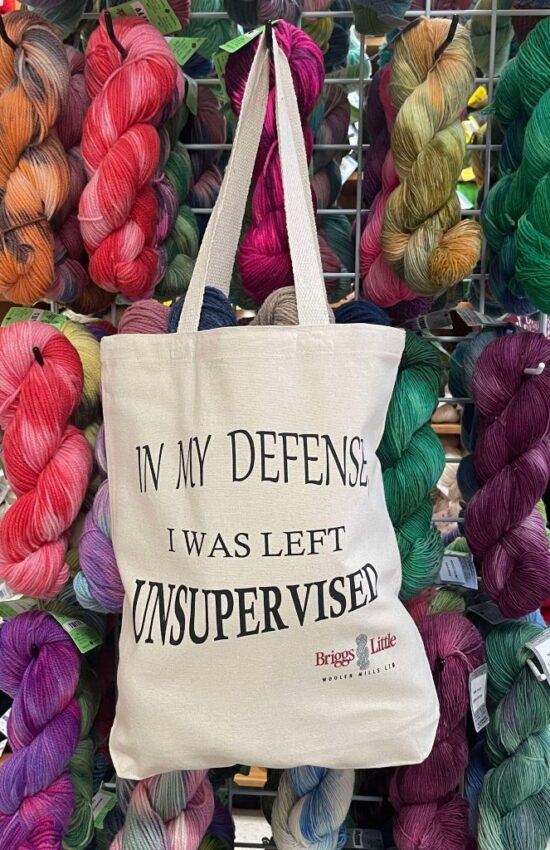 Slogan Bag in shop